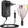 melasta Intelligente NIMH NICD per Batteria Caricabatteria 2.4V 3.6V 4.8V 6V 7.2V 8.4V 9