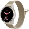 Astorgos Cinturino in Metallo da 18mm 20mm 22mm Compatibile con Garmin Venu 3S/2
