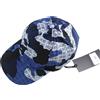 JOHN RICHMOND Uomo Cappello Taglia S Blu Militare Logo In Cotone 100%