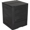 TOOMAX Composter da giardino Ambition antracite 260L 60x60x73h cm, contenitore p
