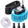 Lnicez Pompa Immersione Acque Scure 75W 3000L/H Pompa Acqua, Pompa Svuota Piscin