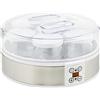 HOMCOM Yogurtiera 20W da 1.5L con 7 Vasetti e Display con Pulsanti, Macchinario