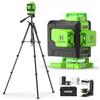 Huepar Livella Laser 4x360 Autolivellante con Treppiede da 150 cm, Strumento di