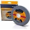topolenashop Disco Mola Abrasiva per Smerigliatrice da Banco 150x32x16 mm Grana 80 | Pietra A