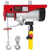 VEVOR Paranco Elettrico Doppio Cavo Carico max. 400 kg, Telecomando a Filo 4,2 m