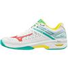 Mizuno Wave Exceed TOUR4 CC- T:08+ Wht/ChineseRed/Atlantis
