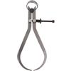 Calibro a molla esterna con dado pieno, acciaio al carbonio, gamba piatta,