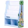 Fantasy Fields Libreria in Legno per Bambini Sunny Safari con portaoggetti Multi TD-13410SS