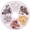 PH PandaHall Componenti Orecchini Clip-on Orecchini in Ottone per Fai da Te C