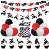 Finypa 60 pezzi Dirt Bike decorazione di compleanno Dirt Bike forniture per feste b