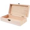 Cassa Legno Scatola Portaoggetti Custodia Per Orecchini Scrigno Del