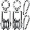 KCNOFNC 2 Puleggia Carrucola per Sollevamento con Moschettone M7 Φ34mm Puleggia Inox
