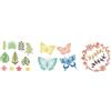 MISS KUTY Set di 3 fustelle sottili ZAG Botanica e Farfalle