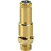 RIEGLER 104559-227.55-4,5 - Valvola di sicurezza DN 10, in ottone, G 1/2, pressione di risposta 4,5 bar, 1 pezzo