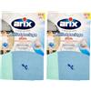 ARIX | 2 Panni Brilla&Asciuga slim, 29x29 cm, Panno Multiuso per Tutte le Superfici, Asciuga Senza Aloni, Riumove Lo Sporco In Profondità, Panno Cucina Assorbente - 2 Pezzi (Confezione da 2)