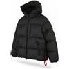 After Label Giacca Uomo Quebec L Nera Trapuntata Piumino Imbottita Con Cappuccio