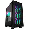 Sharkoon Elite Shark CA300T Case da Gaming, Nero