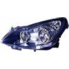 taros trade TarosTrade 37-0328-L-25144 Faro Anteriore Elettrico Nero Opc Con Motore Fino Al 2011 Valeo Lato Sinistro
