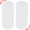 2 pezzi Pretty Guitar Glass Slides Glass Bottleneck Slide (6 cm)