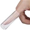 2 pezzi Pretty Guitar Glass Slides Glass Bottleneck Slide (6 cm)