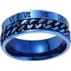 1pc unisex Fashion Titanium Acciaio ad anello Romanto Romano Romano