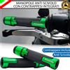 Esselle Parts MANOPOLE MANUBRIO ANTISCIVOLO PER BMW R 1150 GS VERDE CON CONTRAPPESI