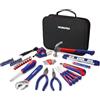 WORKPRO Set Porta Attrezzi Uso Domestico Riparazione 100 Pezzi Utensili per Officina e Lavoro con Pinza, Coltello, Cacciavite, Chiavi a Bussola, Livella, Metro in Cassetta