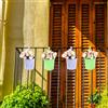 6 PCS Vasi Da Fiori Sospesi Appeso Fence Fioriera Vaso Per Ringhiera