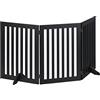 Relaxdays Cancelletto per Animali, Barriera per Cani e Gatti, Recinzione per Scale, Cancellino HxL: 92 x 154 cm, Nero