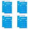 Relaxdays Ghiaccio Gel Termico, 8 Sacchetti, 9x15 cm, Terapia Caldo Freddo, Cuscinetti Refrigeranti, Primo Soccorso, Blu