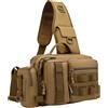 Borsa a tracolla per attrezzatura da pesca, marsupio per trekking,