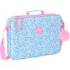 Safta M385 612536385, VMB Paraiso - Portafoglio estraibile, valigetta portatodo, borsa a tracolla, comoda e versatile, qualità e resistenza, 38 x 6 x 28 cm, colore unisex bambini, azzurro/rosa chiaro,