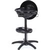 Barbecue Elettrico 2In1, 2000W, Con Piastra Ceramica 41Cm, Resistenza Integrata,