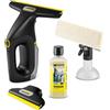 KÄRCHER lavavetri a batteria WV 3 Comfort Precision+ Black, autonomia: 35 min, serbatoio XXL: 200 ml, 2 labbra di aspirazione, flacone spray, gancio per doccia, 500 ml detergente per vetri