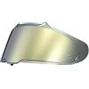 LS2, Visiera per casco moto FF807 CHALLENGER II / FF817 DRAGON (Triangle Shape), Oro Iridio