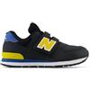 New Balance 574, Sneaker, Nero, 32.5 EU