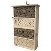 Relaxdays Hotel Insetti in Legno con Tubi di bambù, 40x26x10,5 cm, da Appendere, Naturale