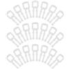 100 Pcs Fibbie Per Reggette in Plastica Fibbia Reggetta Di Reggetti