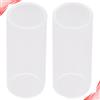 2 pezzi Pretty Guitar Glass Slides Glass Bottleneck Slides (2,8 cm)