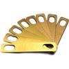 8 Pezzi Di Spessori per Manico Di Chitarra 4X 0,2 Mm, 2X 0,5 Mm E 2X 1 Mm Di Spe
