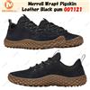Merrell Wrapt Pigskin Leather Black Gum 007121 taglia uomo