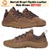 Merrell Wrapt Pigskin Leather Mole Brown 007103 taglia uomo