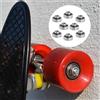 8 pz 608-2RS Longboard Cuscinetto Ruota 8x22x7 Dual Schermato Chrome Skateboard
