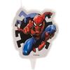 dekora - Candelina Compleanno Spiderman 7 cm per Decorare Torte | Cera di paraffina senza profumo decorazione adatta al contatto alimentare