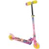 BricoShop24 Monopattino Pieghevole Bambini Barbie 2 Ruote Manubrio Regolabile