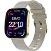 Liu Jo Luxury Smartwatch Donna LIU JO LUXURY VOICE CURVED SWLJ215 Silicone Grigio Gold Dorato