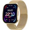 Liu Jo Luxury Smartwatch Donna LIU JO LUXURY VOICE CURVED SWLJ218 Acciaio Gold Dorato Mesh