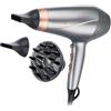 Remington asciugacapelli 2200 W Argento con diffusore e ionizzazione