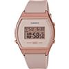 Casio Orologio CASIO LW-204-4AEF Uomo Donna Unisex VINTAGE Silicone Beige Rosè