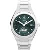 Timex Orologio Uomo TIMEX Q GMT TW2Y24800 Bracciale Acciaio Verde